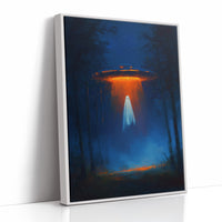 Cosmic Visitor Meets Midnight Forest