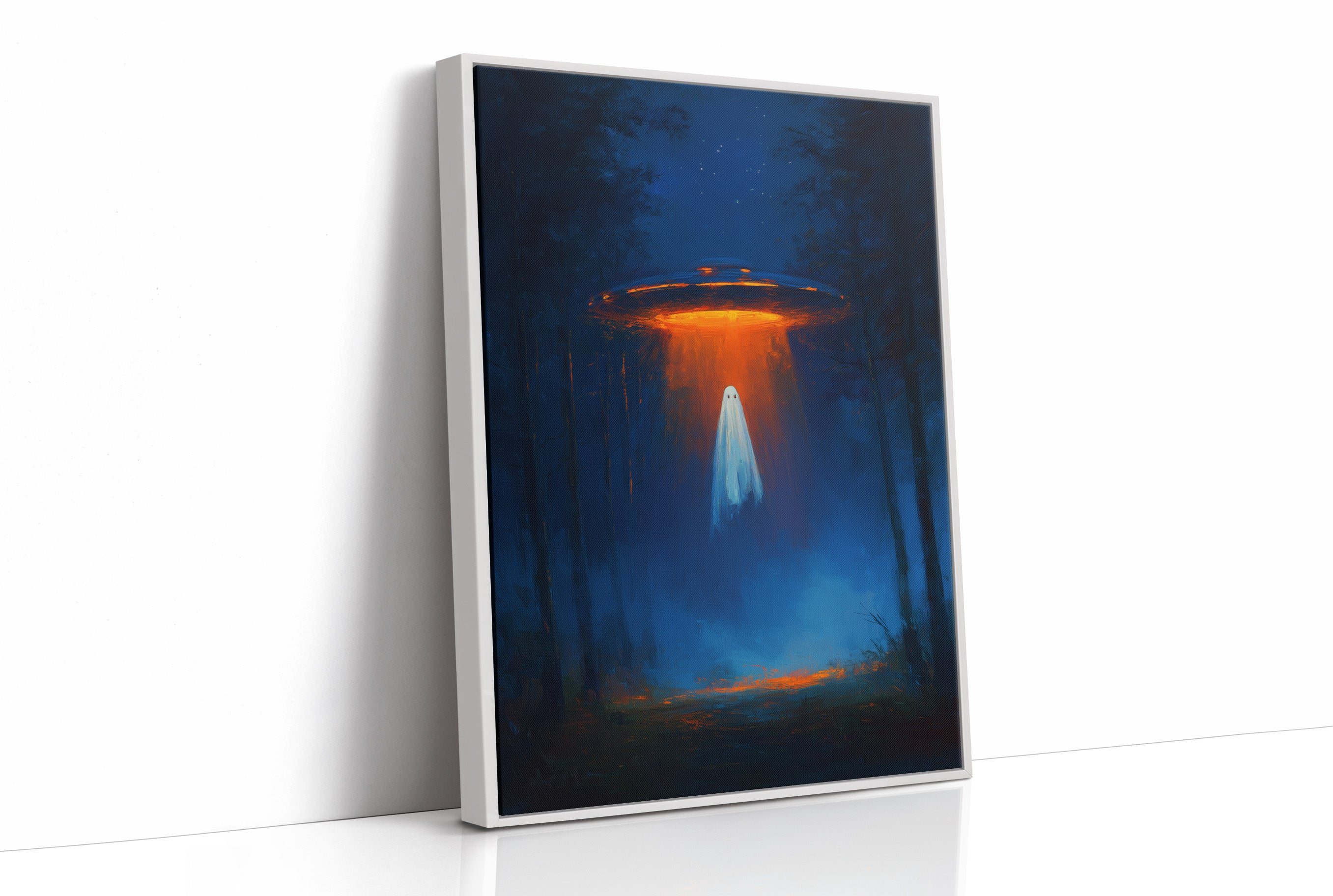 Cosmic Visitor Meets Midnight Forest