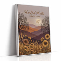 Thankful Hearts Gather Here: Moon Included