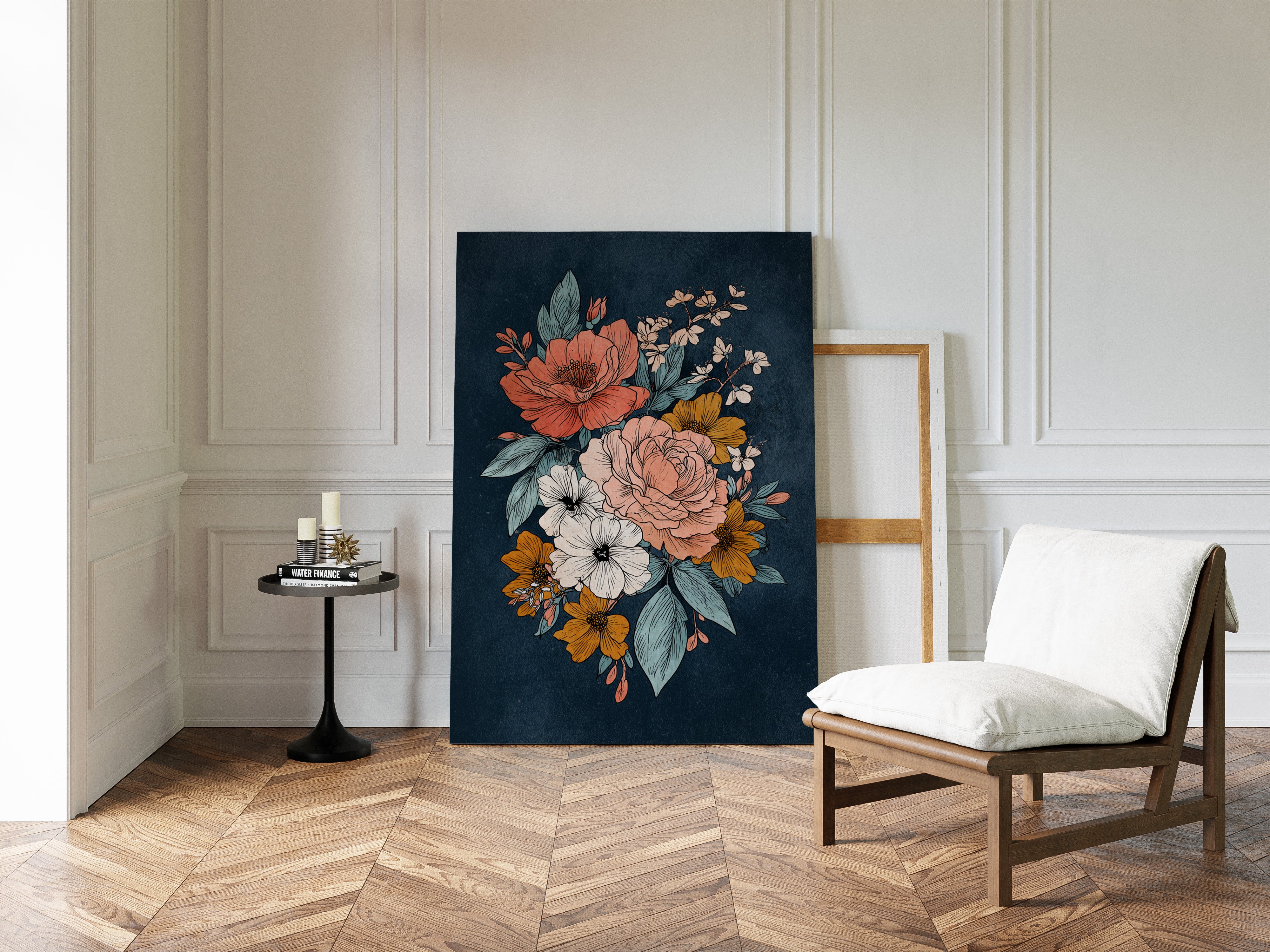 Bouquet Beneath a Midnight Sky