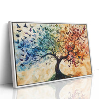 Seasons Dance Through Bird Wings