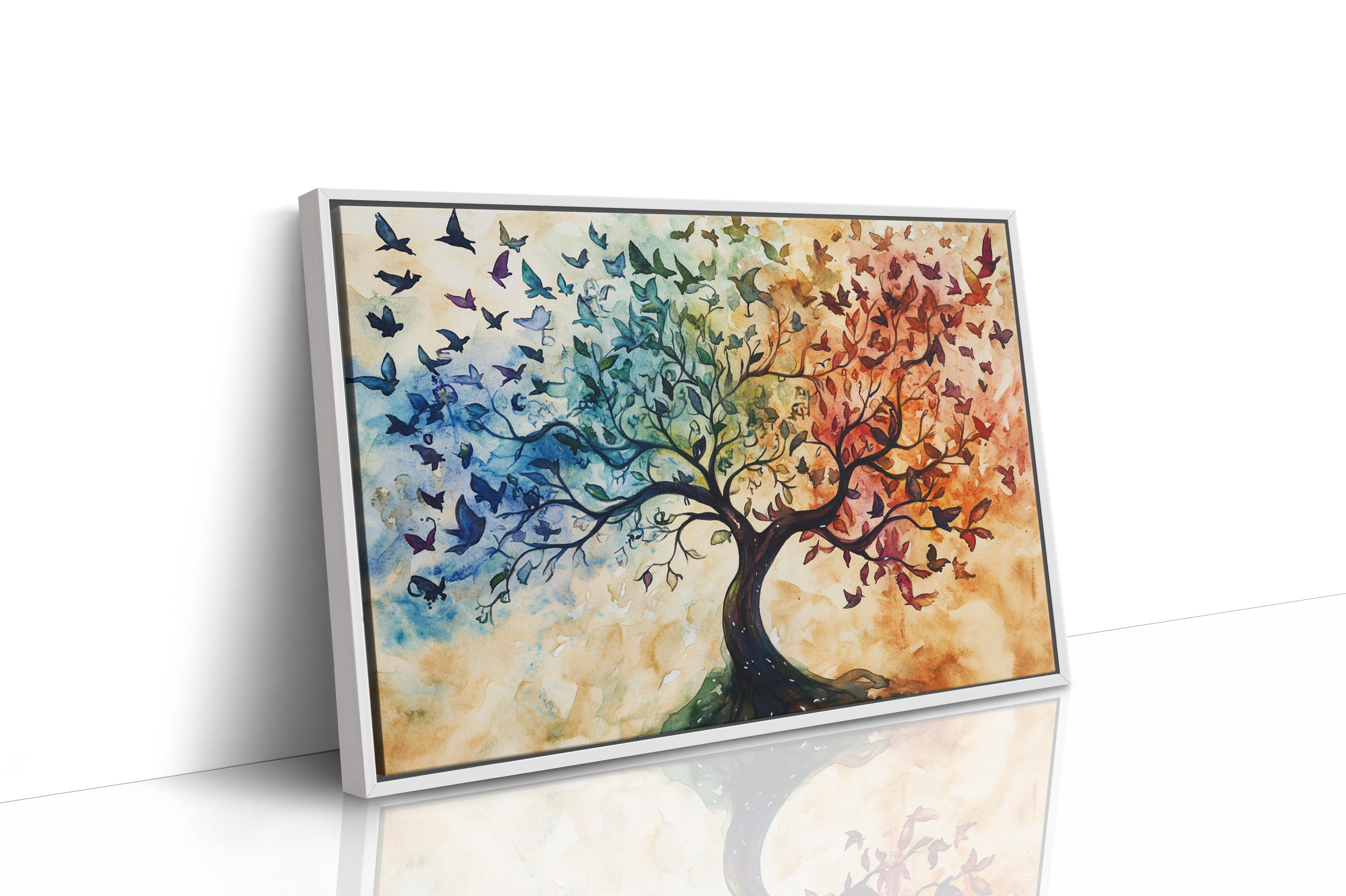 Seasons Dance Through Bird Wings