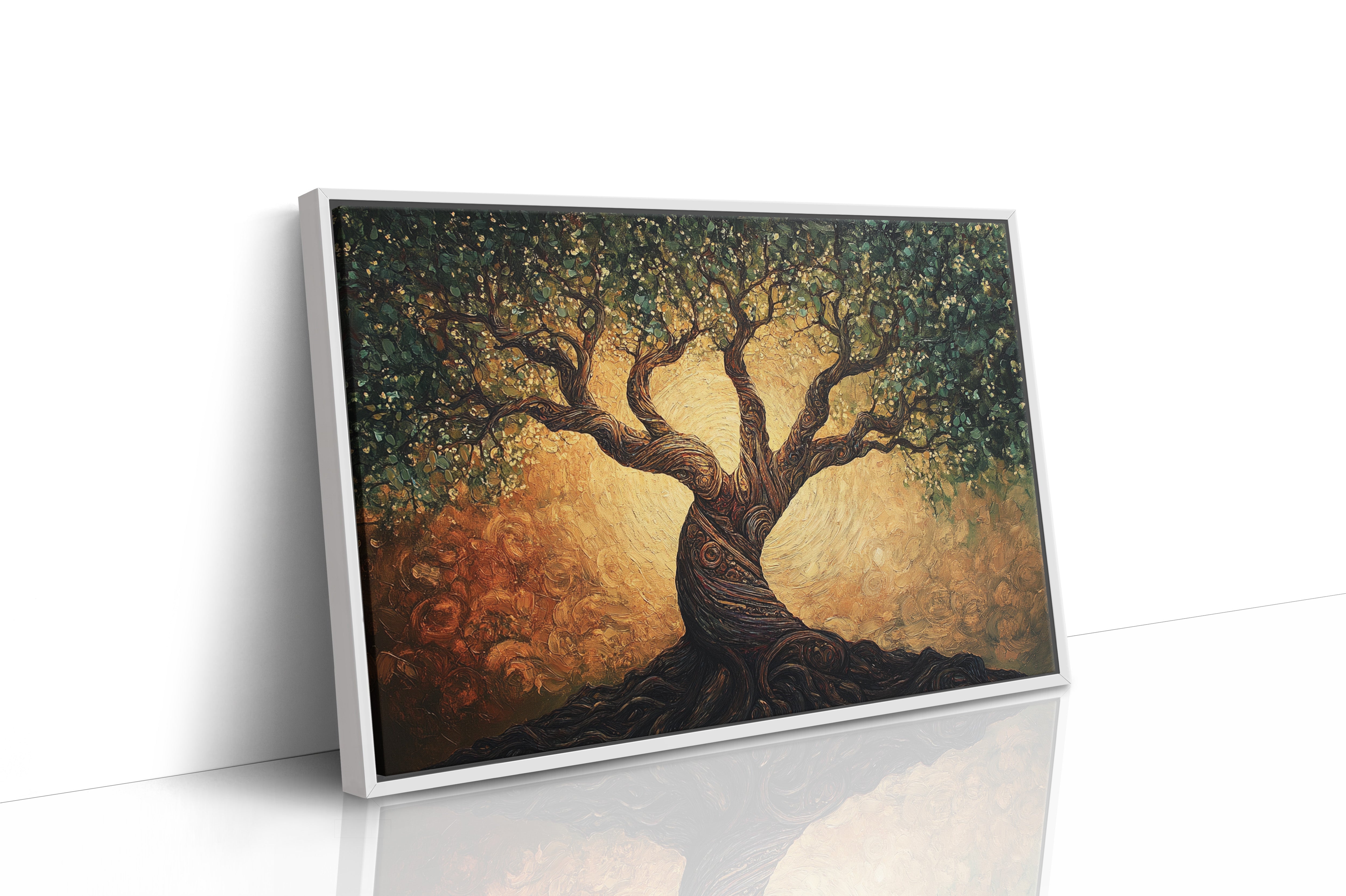 Ancient Olive Dances At Dawn