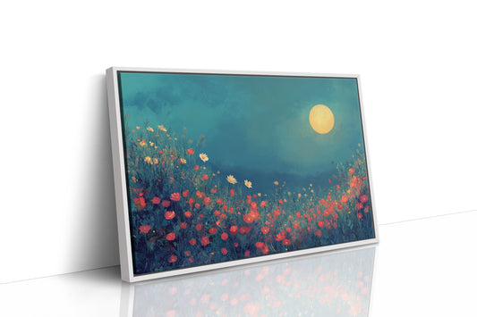 Poppies Dance Under Summer Moon