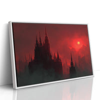 Crimson Spires Under Blood Moon