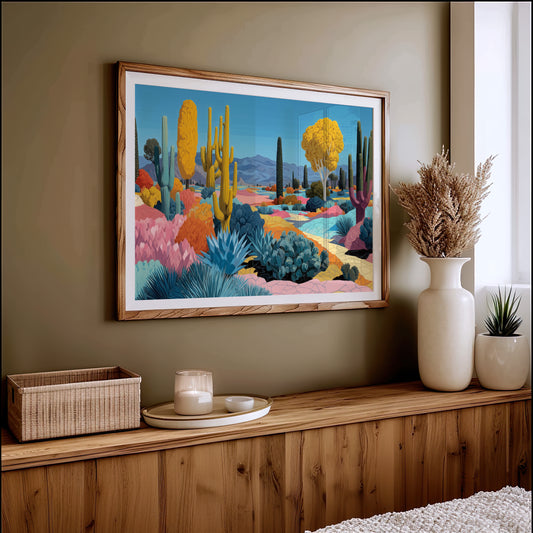 Saguaros Dance In Rainbow Valleys