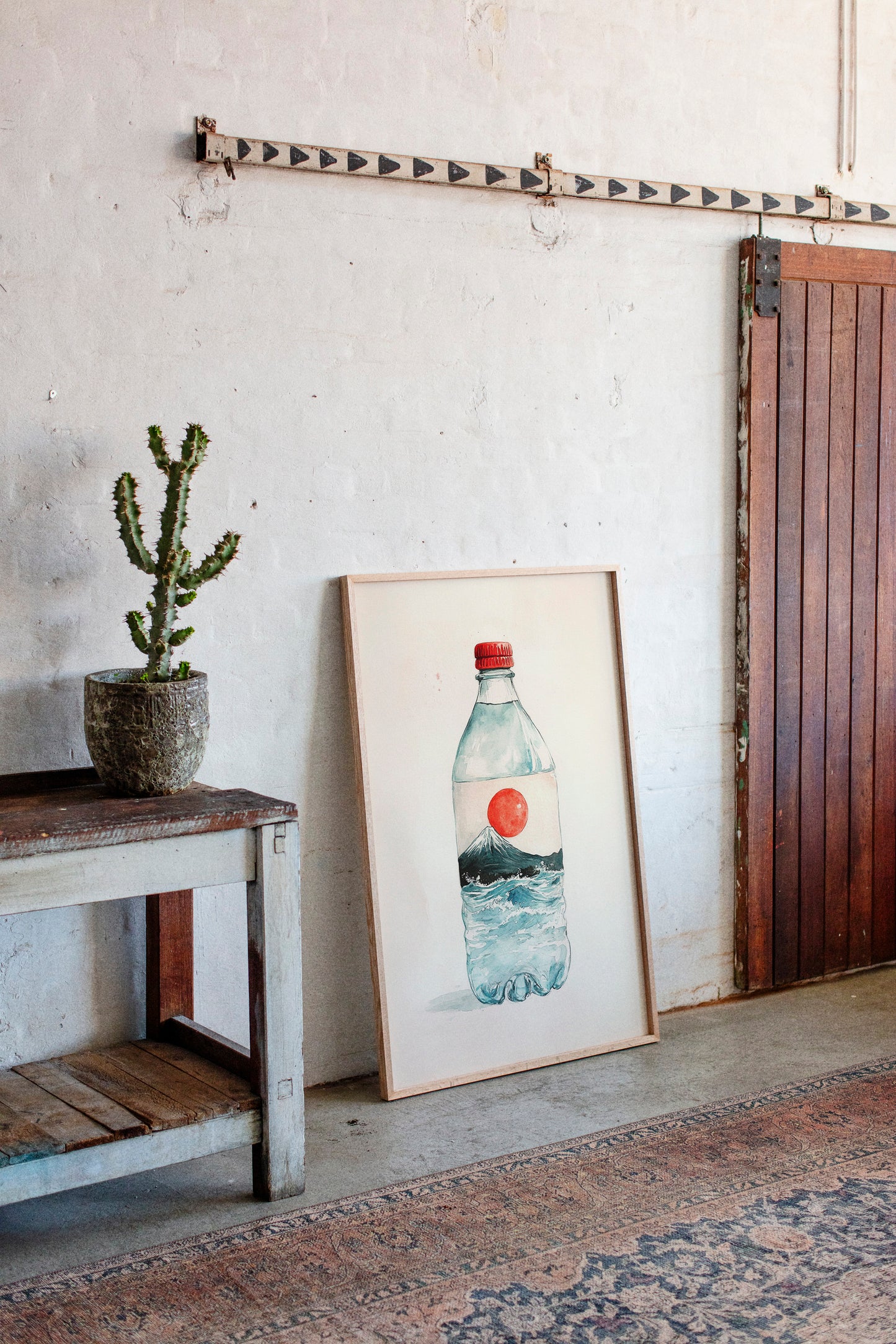 Mount Fuji Flows In Bottle