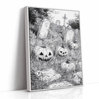 Midnight Grins Among Stone Memories