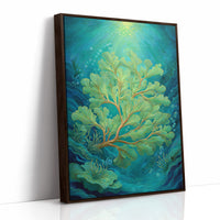 Seafoam Dances In Sunlit Depths