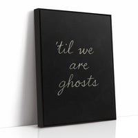Haunting Words On Midnight Canvas