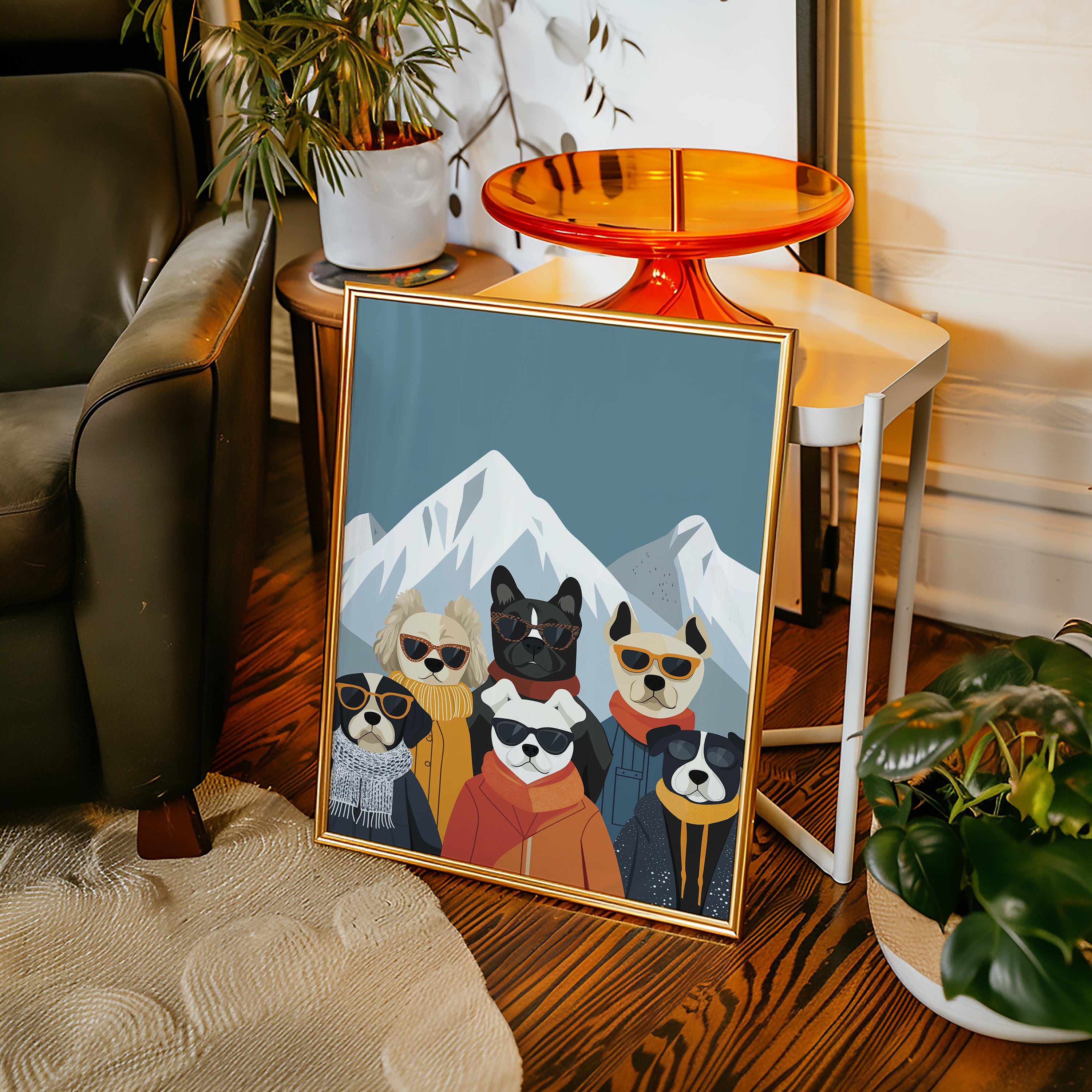 Mountain Dogs Rock Their Alps Ski