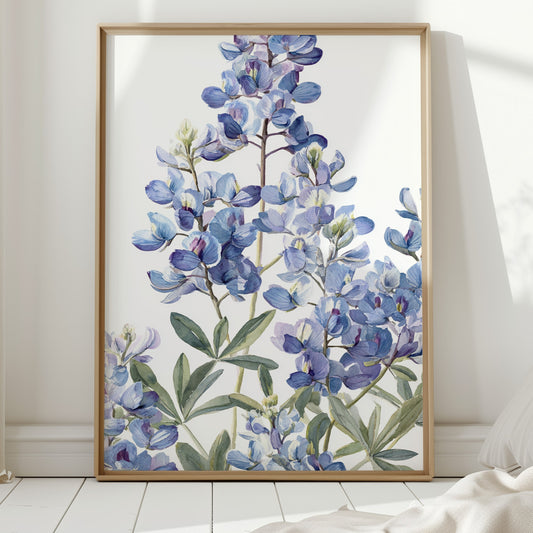 Beneath A Sky of Indigo Blooms