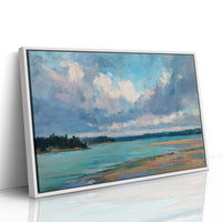 Summer Clouds Dance Above Turquoise Bay