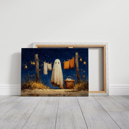 Laundry Day Beneath Starry Skies