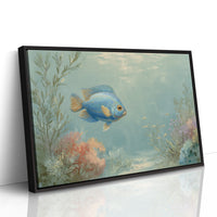 Blue Dancer In Coral Symphony