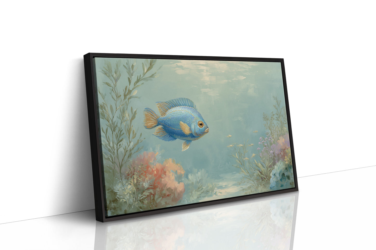 Blue Dancer In Coral Symphony