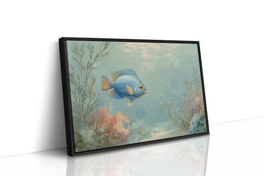 Blue Dancer In Coral Symphony