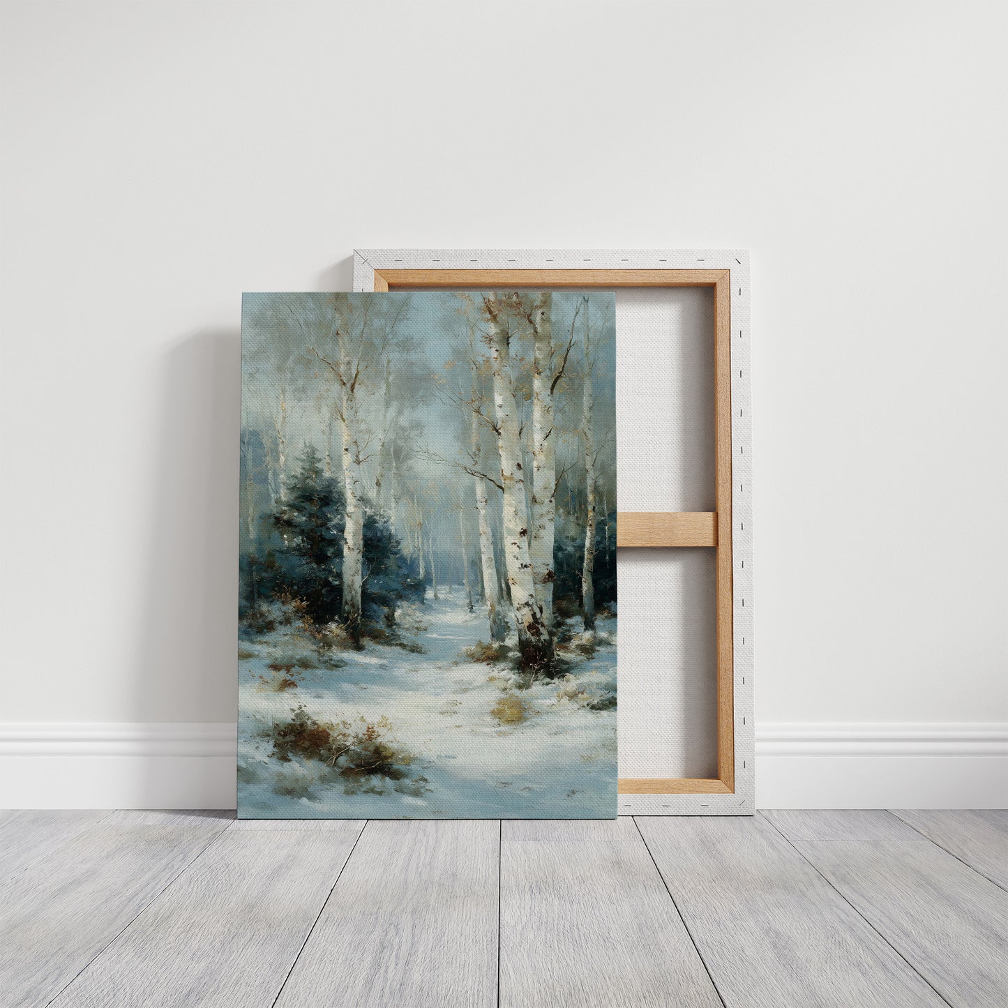 Birch Trail in Winter