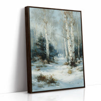 Birch Trail in Winter