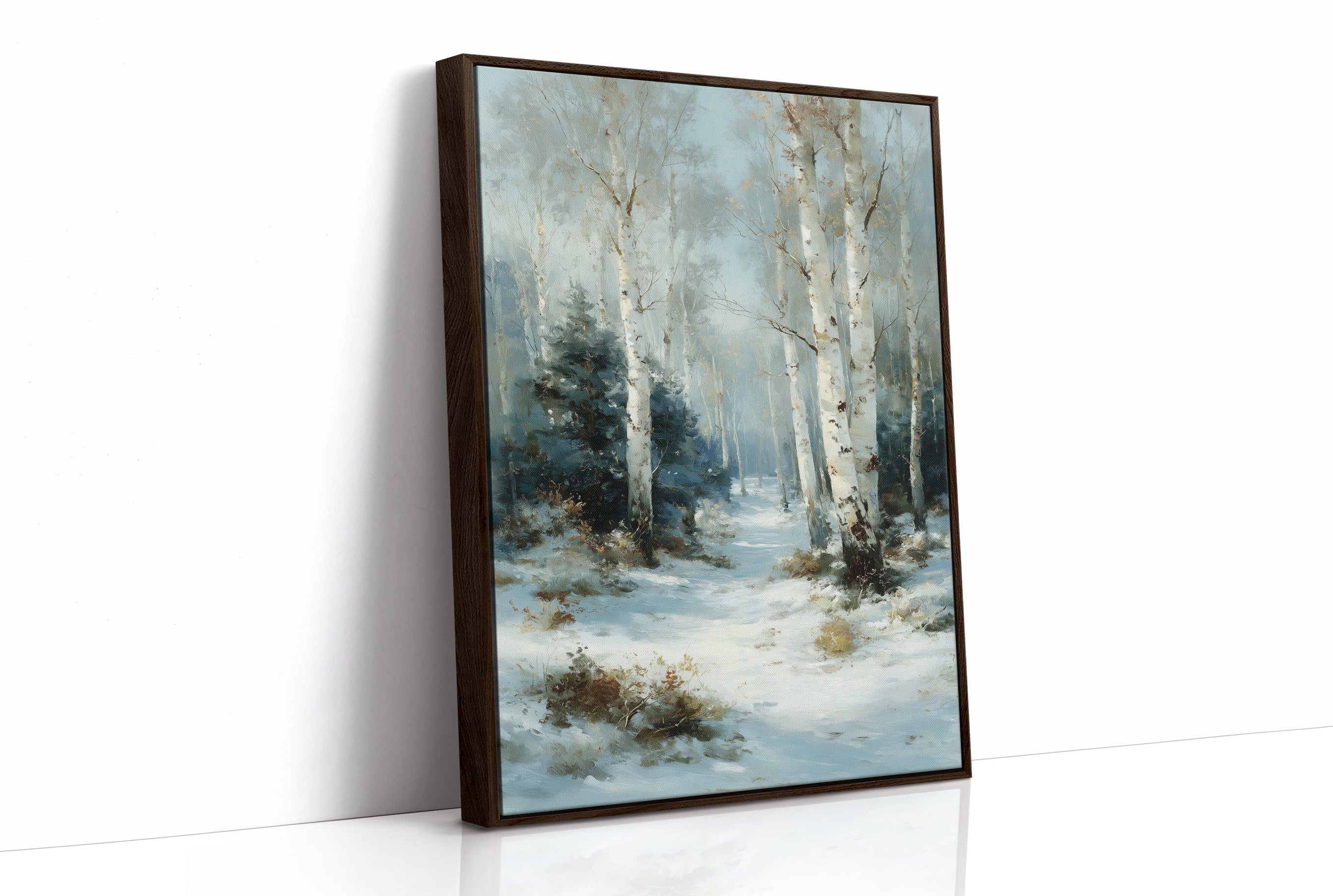 Birch Trail in Winter