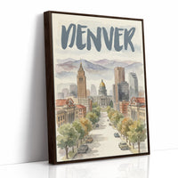 Denver in Watercolor