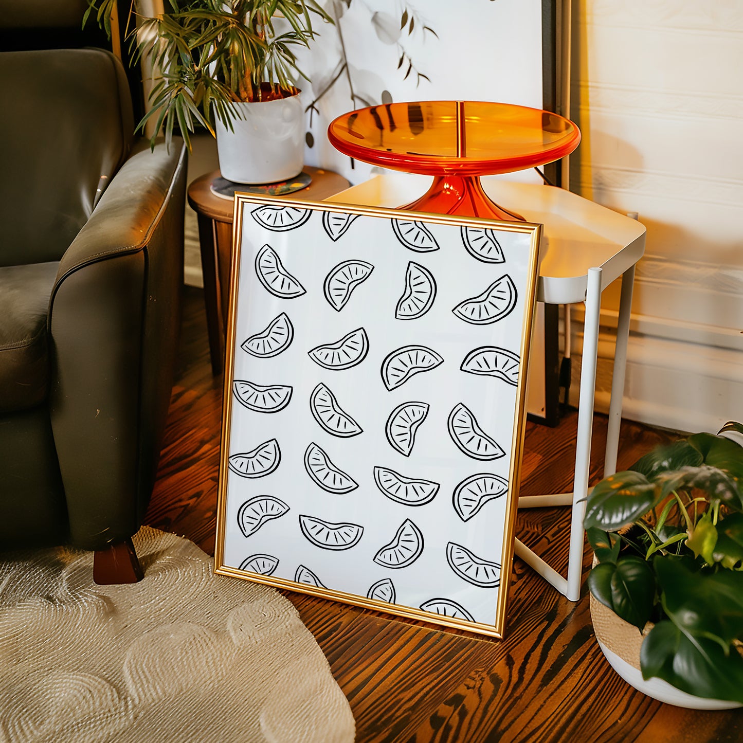 Citrus Slices Dance In Summer