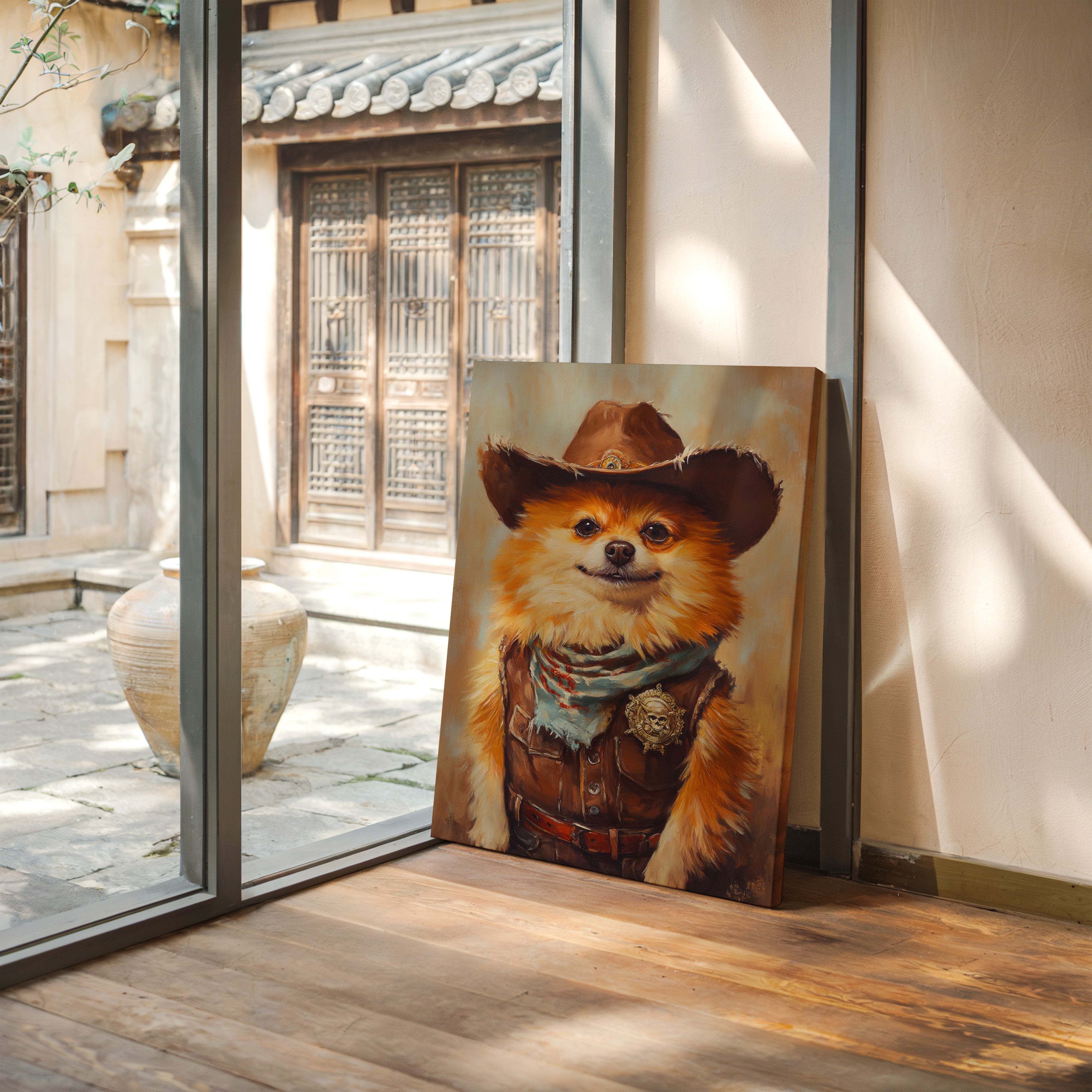 Pomeranian Wild West Deputy