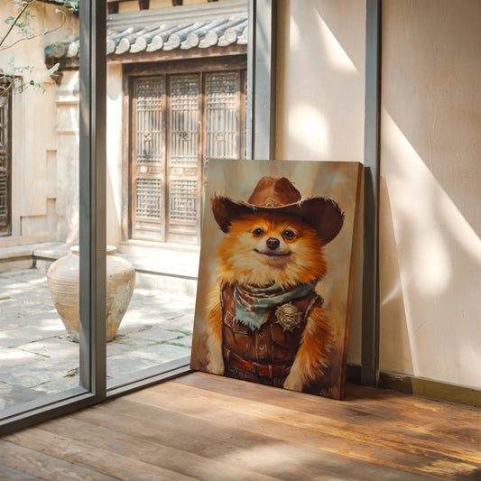 Pomeranian Wild West Deputy