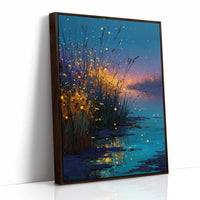 Fireflies Over the Marsh