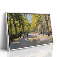 Autumn Light Dances Through City Trees
