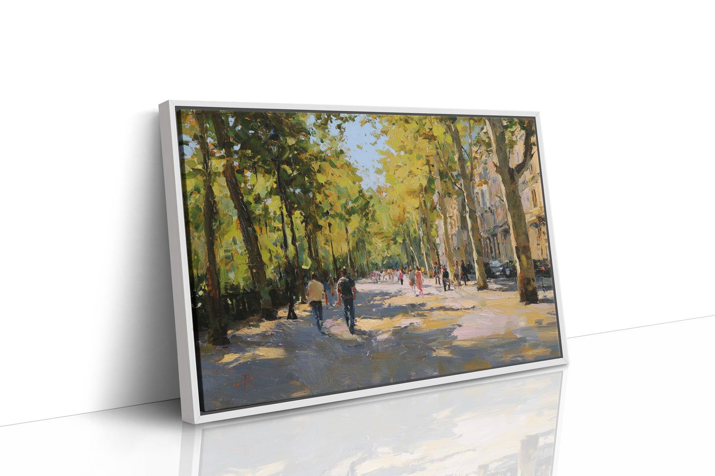 Autumn Light Dances Through City Trees