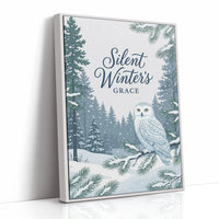 Silent Winter’s Grace: Owl Unimpressed