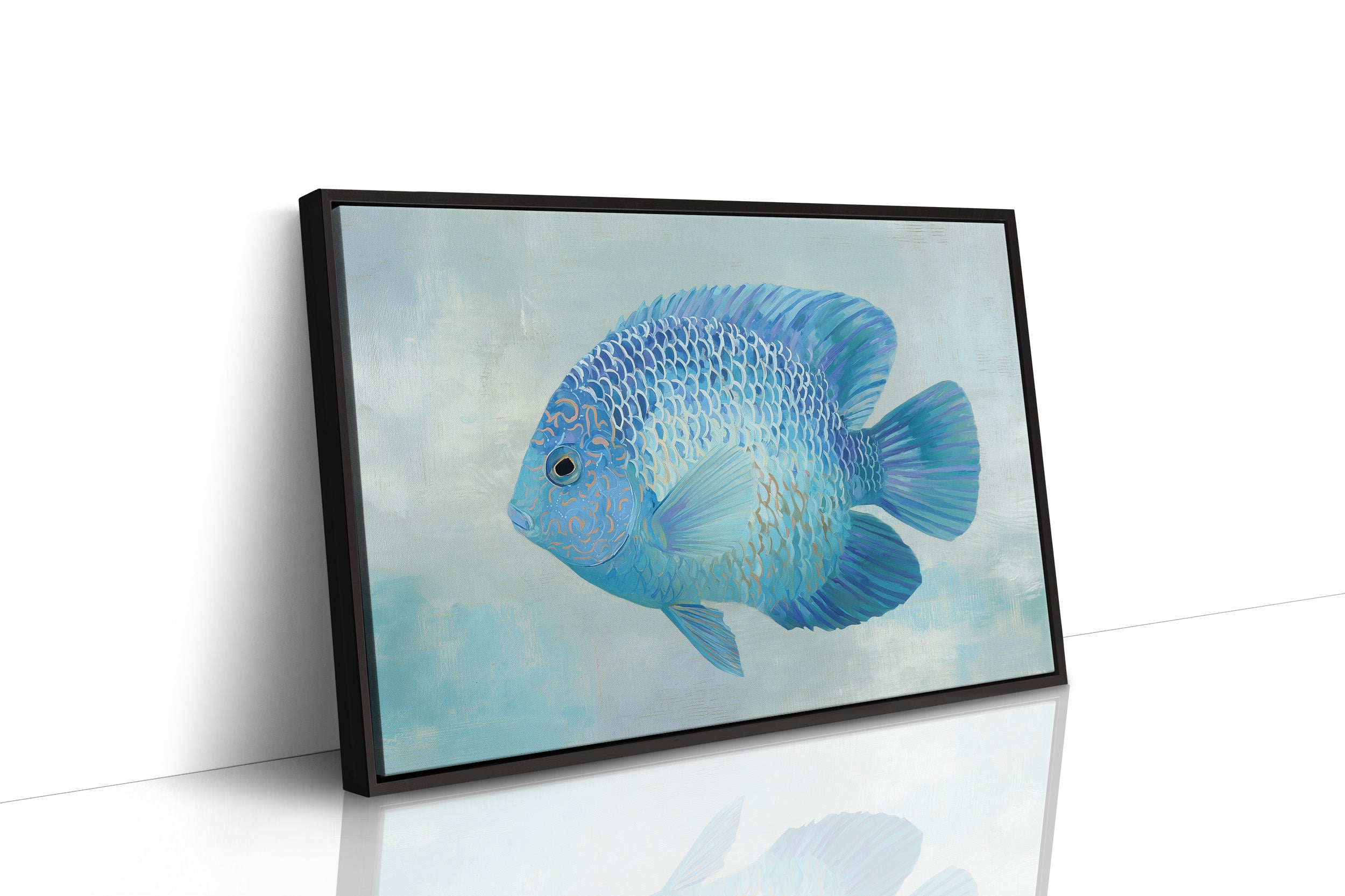 Azure Drift In Tranquil Waters