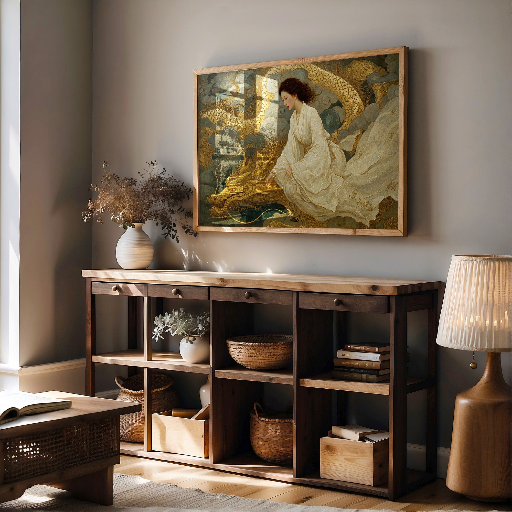 Dragon Tales In Morning Gold