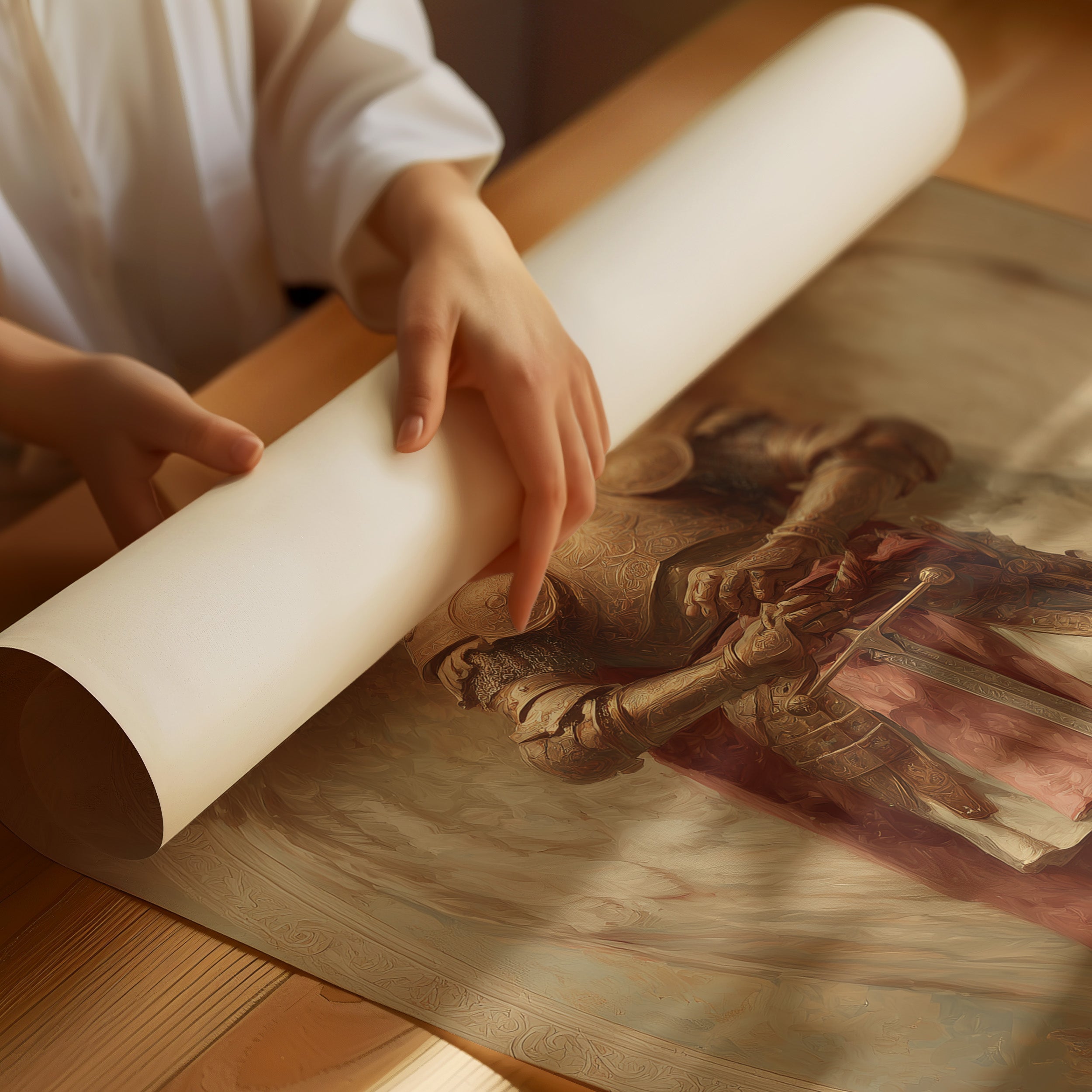 Sacred Art Upon Morning Table