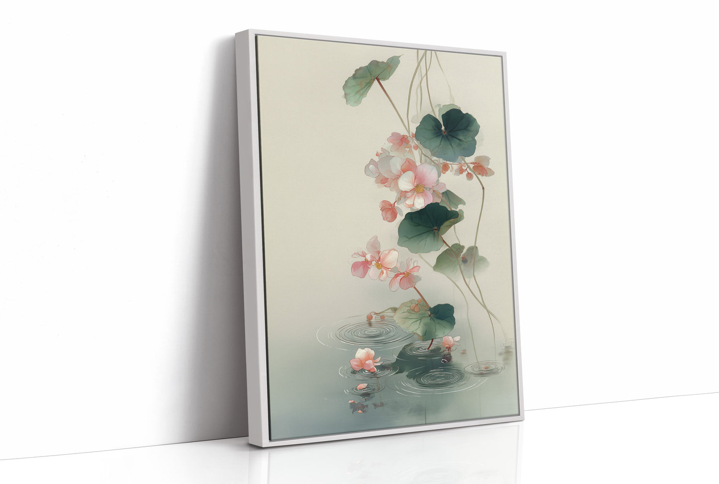Lotus Petals Dance Above Water