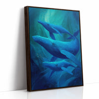 Gentle Giants Dance Through Cyan