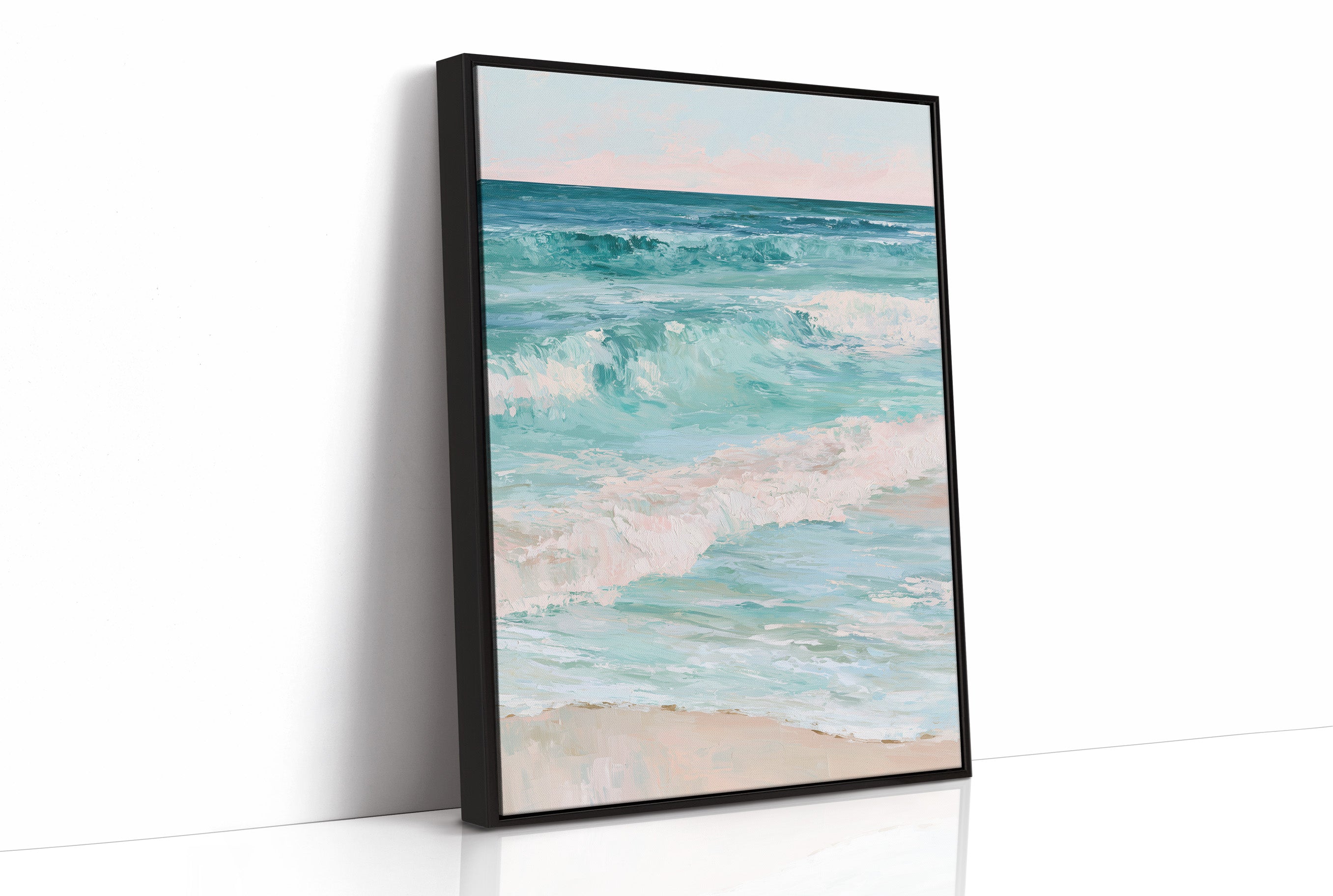 Turquoise Tide, Blush Sky