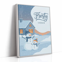 Frosty Cheer: Snow Family Portrait