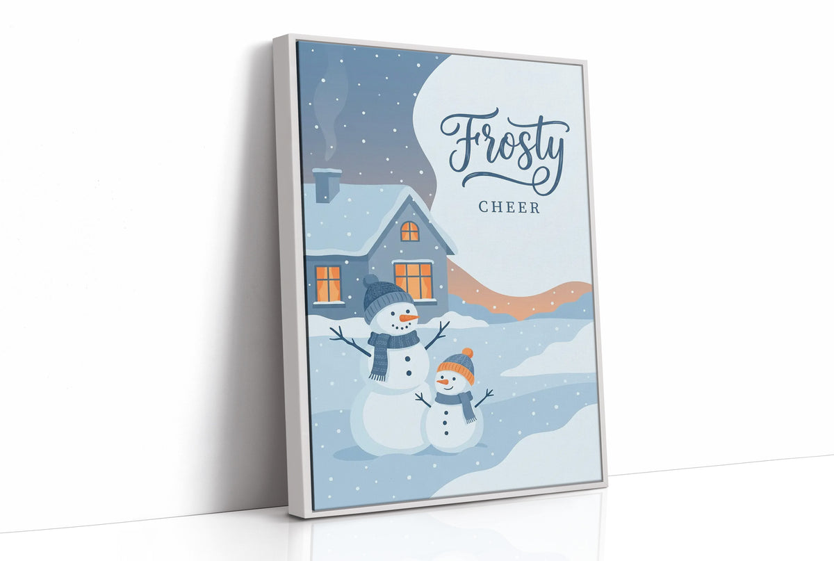 Frosty Cheer: Snow Family Portrait