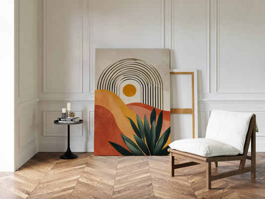 Hues of a Sunlit Horizon