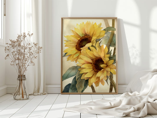Sunlight Kisses the Golden Petals