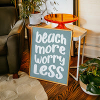 Coastal Letters Paint Simple Freedom