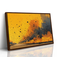 Golden Storm Abstract