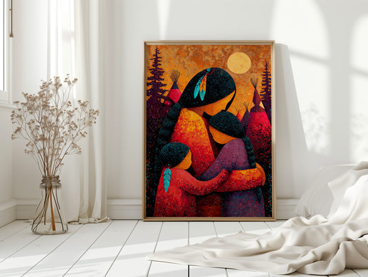 Embrace Beneath the Harvest Moon