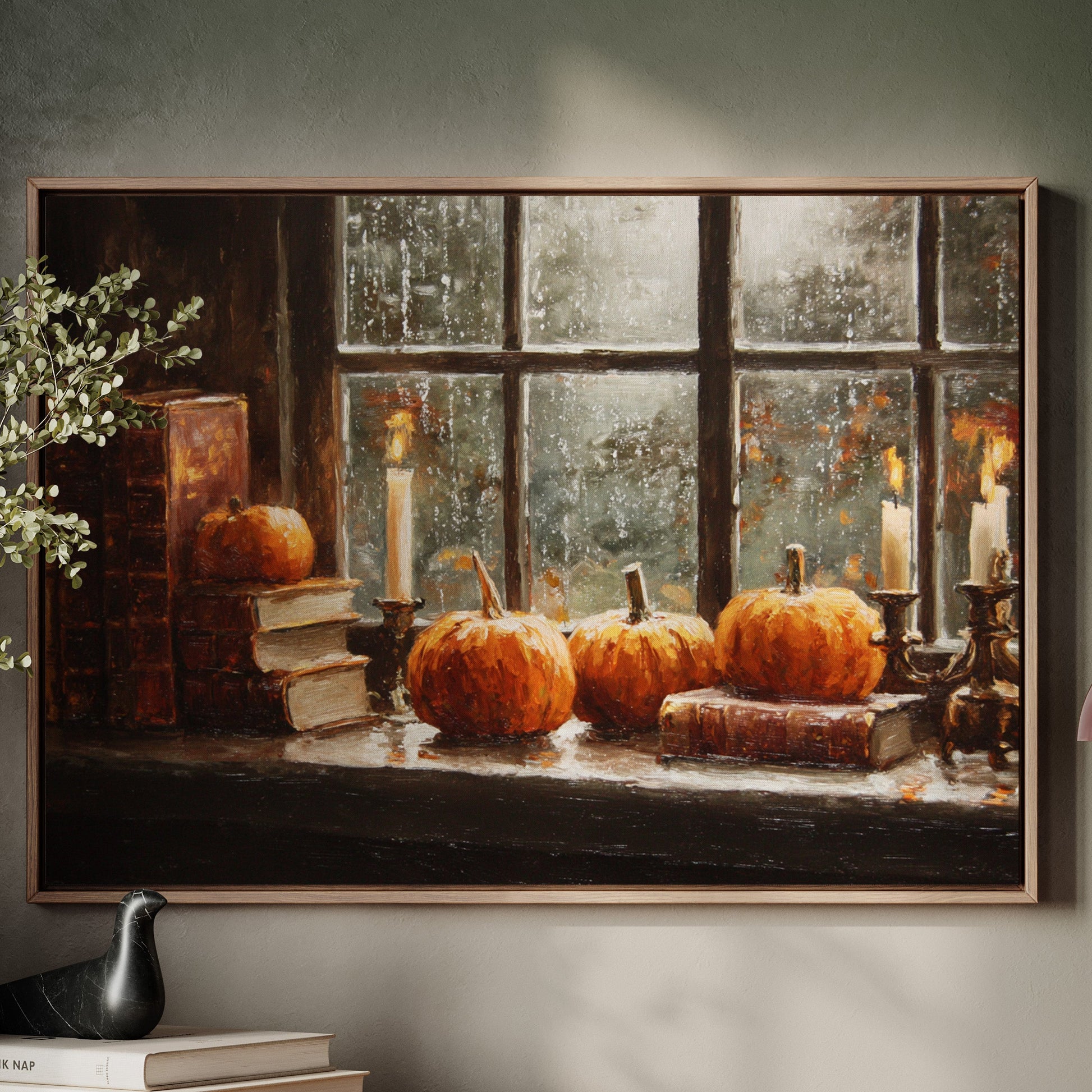 Harvest Light Through Rainy Glass