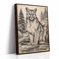 A Mountain Lion's Quiet Vigil