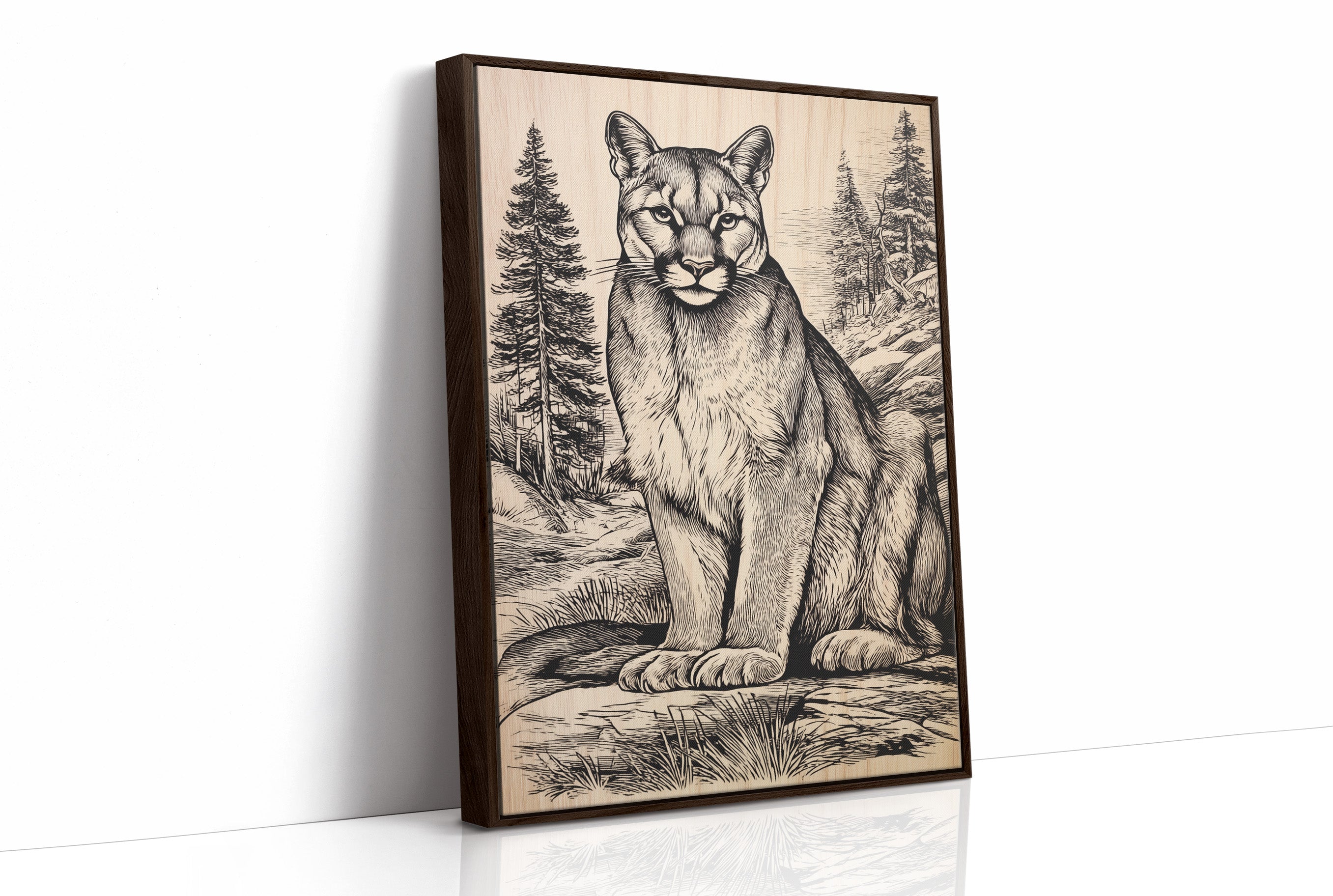A Mountain Lion's Quiet Vigil