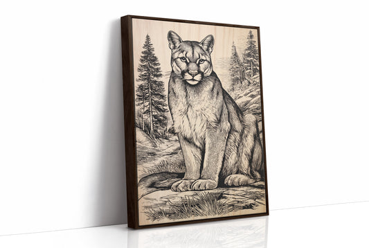 A Mountain Lion's Quiet Vigil