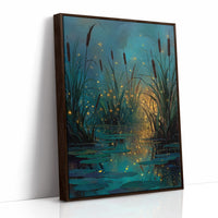 Cattails and Fireflies